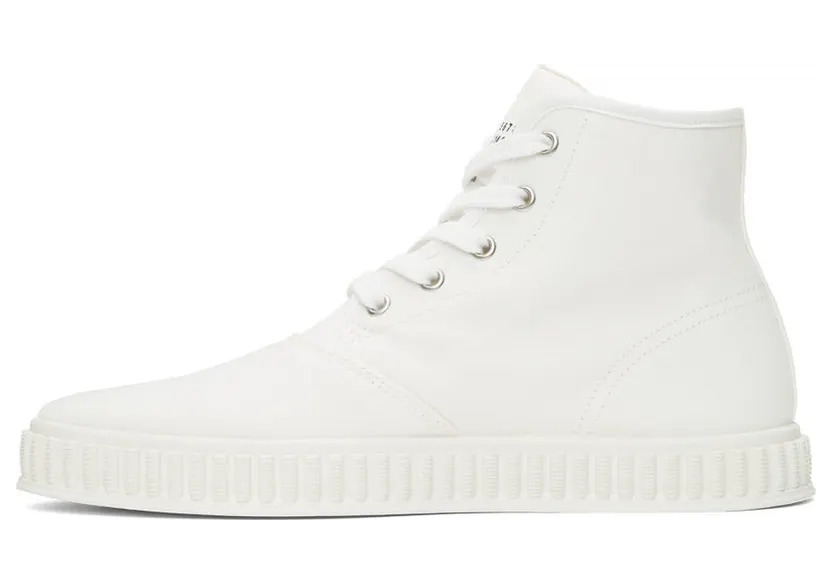 Maison Margiela White Canvas Sneakers (S57WS0412 P1875) (3)