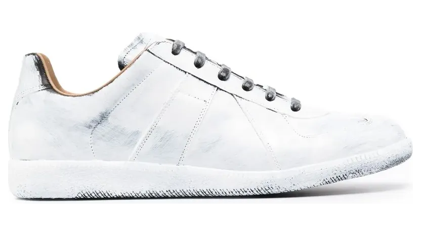 Maison Margiela Off-White Painted Replica Sneakers (S37WS0566 P4128)