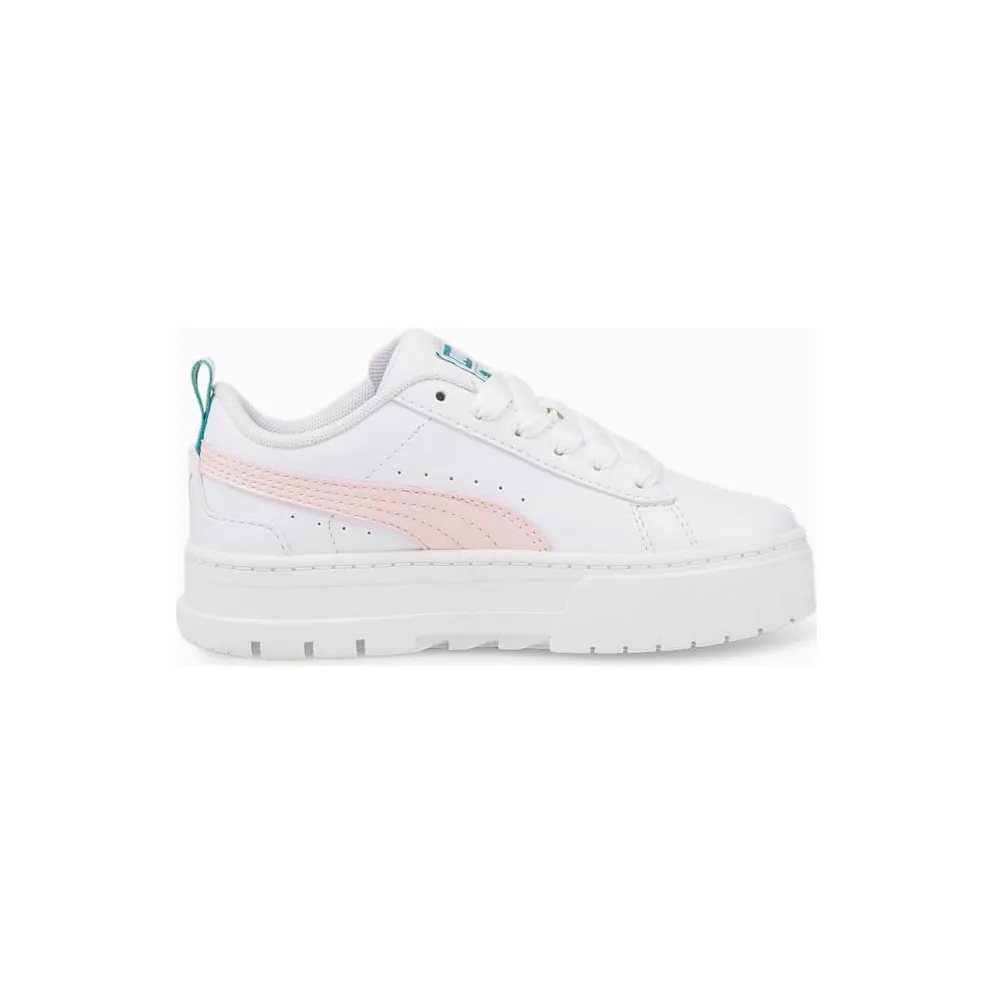 Puma Mayze Leather Kinder Weiß (384528-03)