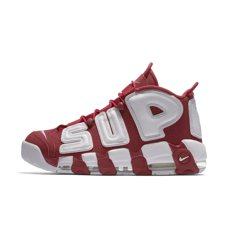 Nike Air More Uptempo Supreme “Suptempo” Red Varsity Red/White (902290-600)
