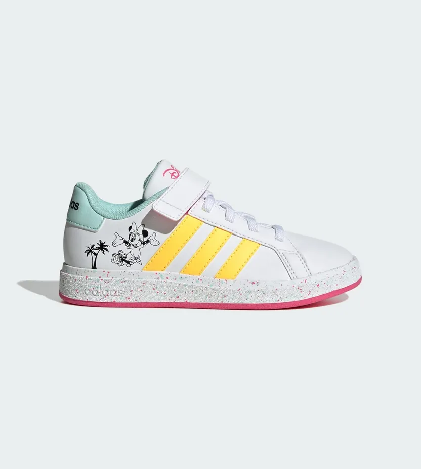 adidas Grand Court x Disney Kids Cloud White / Spark / Pulse Magenta (IF0926)