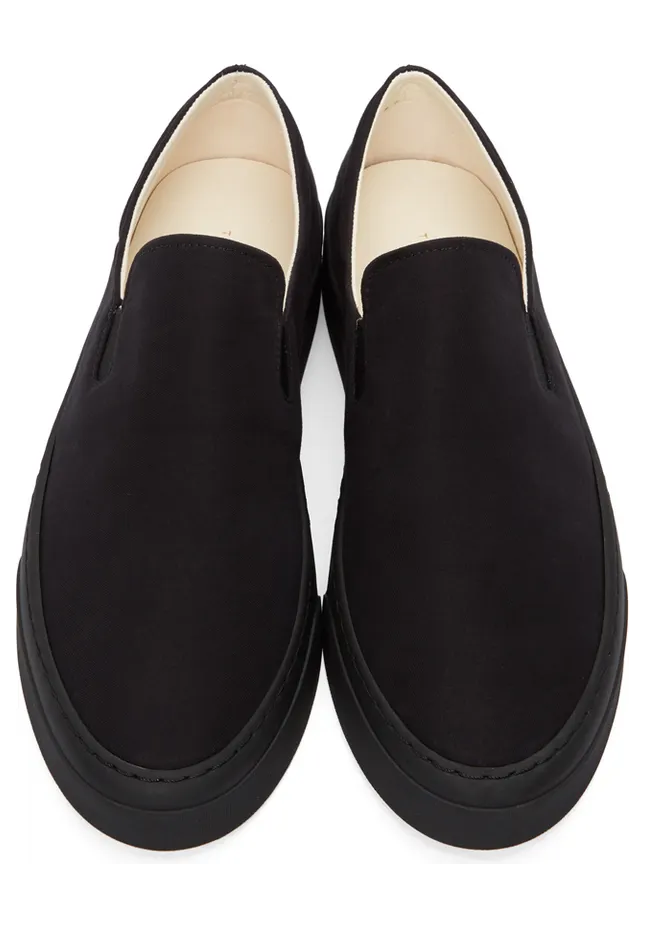 The Row Black Marie H Slip-On Sneakers (F1179-V20*) (5)