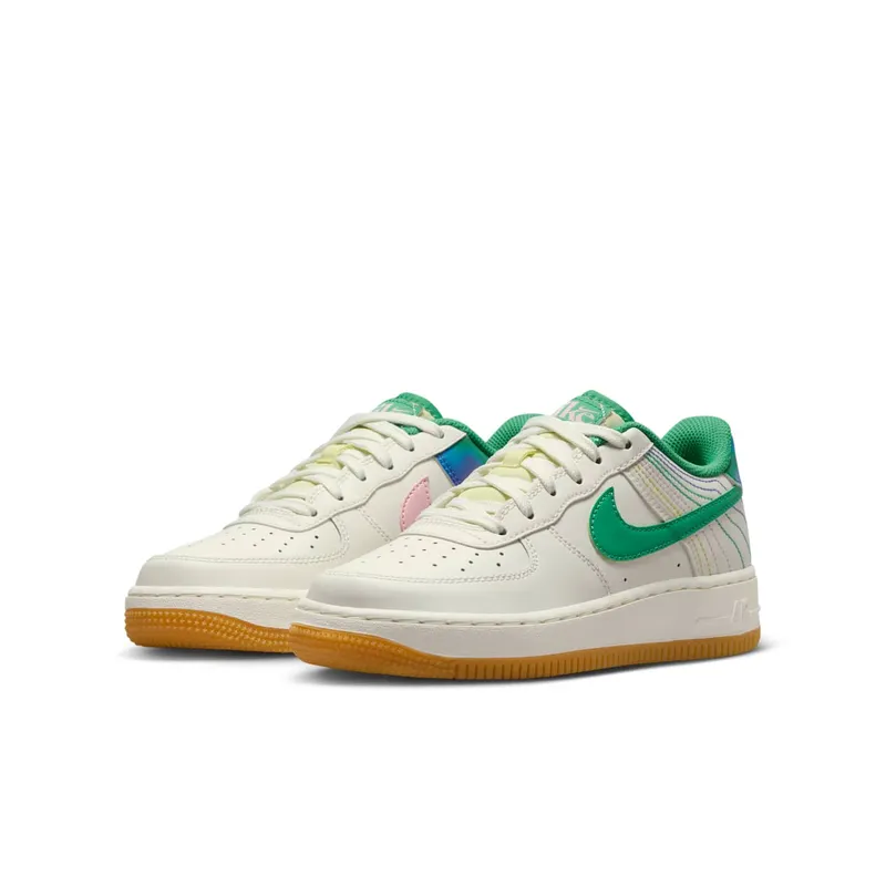 Nike Air Force 1 Low LV8 3 Heel Stitch Sail Stadium Green (FJ7540-100)