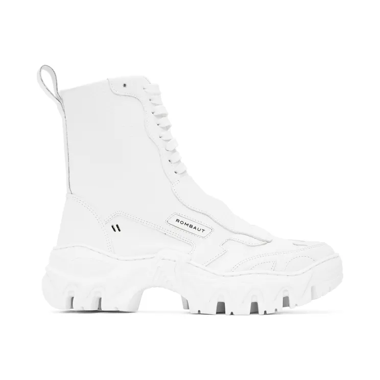 Rombaut White Boccaccio II High-Top Sneakers (W21-B-023)