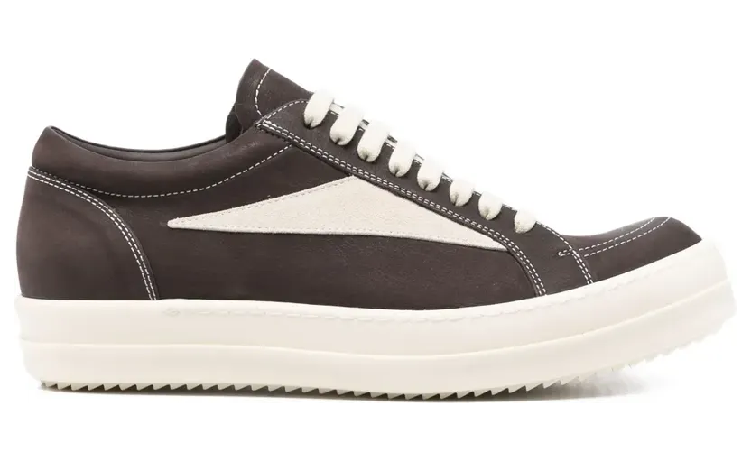 Rick Owens Sneakers aus Leder – Braun (RU02E1897LWNLVS)