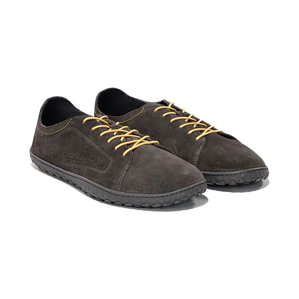 Waals sneaker Oil Suede Leather Gray / Yellow (156-M´S-Oilsuedeleathergray)