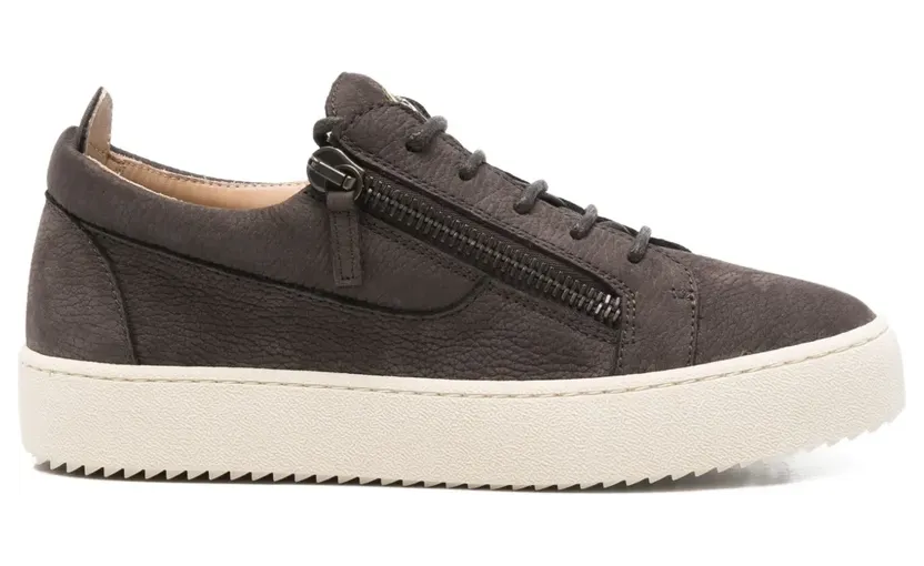 Giuseppe Zanotti Frankie Sneakers mit Reißverschluss – Braun (RU50000)