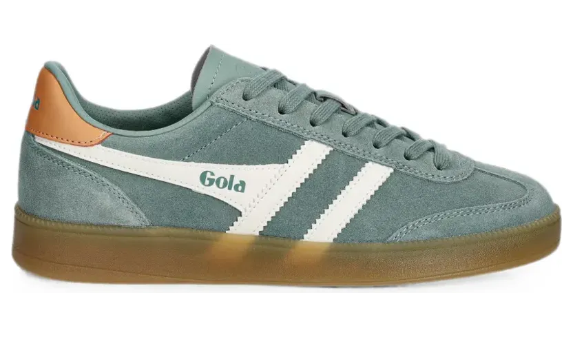 Gola Viper Sneakers mit Wildledereinsätzen – Grün (CLB735NU2)