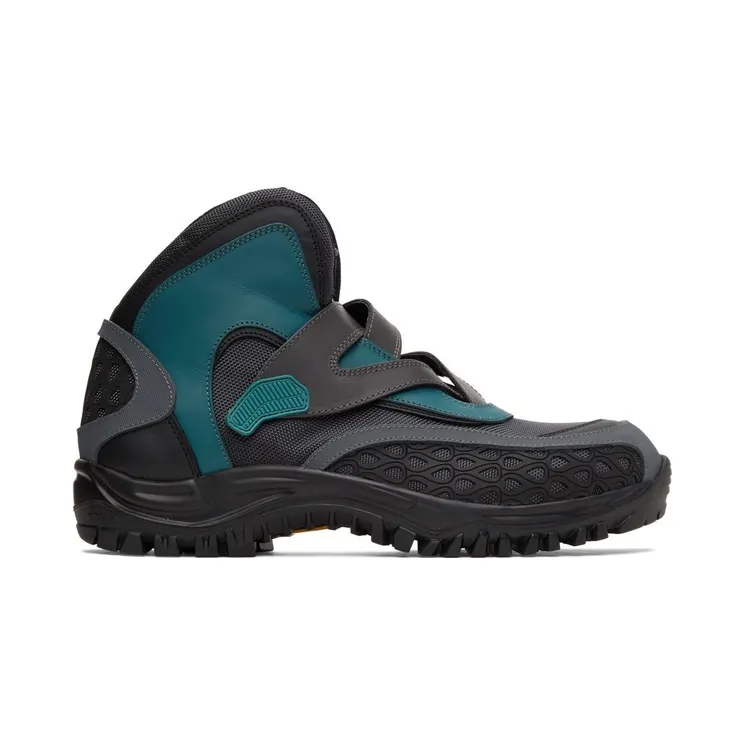 Kiko Kostadinov Grey & Green Jehtra High-Top Sneakers (KKAW21FT02-69)