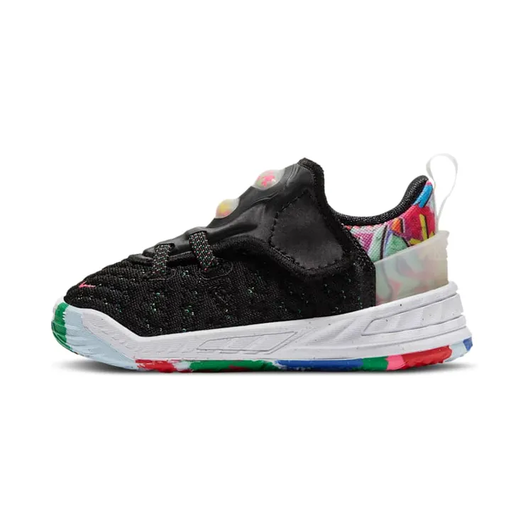 Nike LeBron 18 TD ‘James Gang’ Black/White/Multi-Color (CT4706-002)