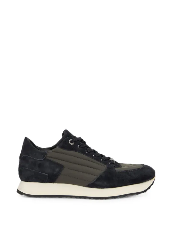 Moorer Balla suède with gewatteerd vlak – Black (BALLAP6)