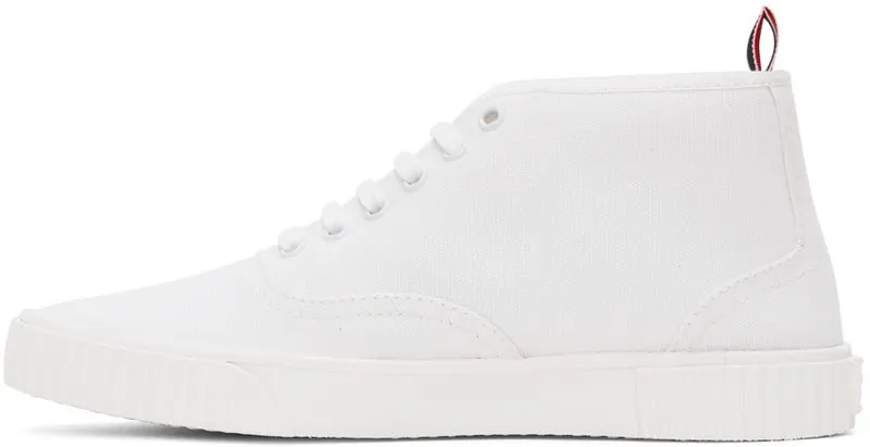 Thom Browne Grey Mid-Top Heritage Sneakers (MFD223A-01588)