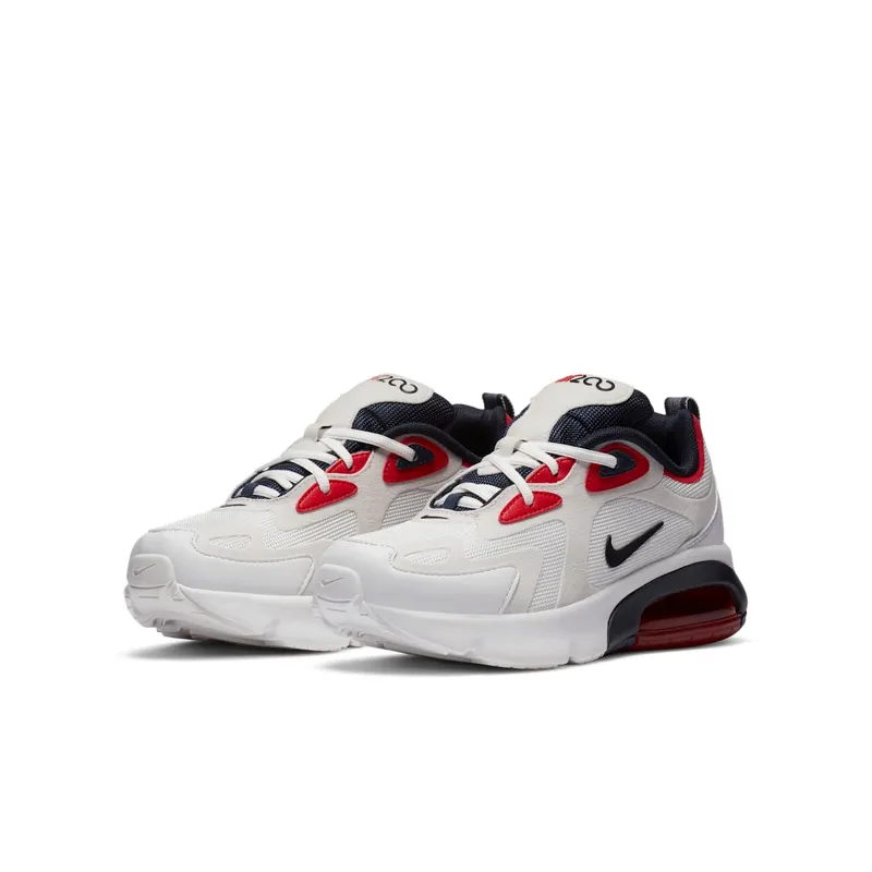 Nike Air Max 200 “Summit White University Red” (AT5627-105)