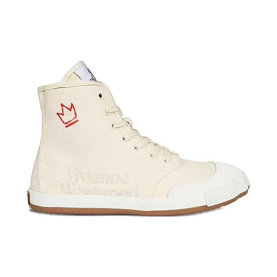 Vivienne Westwood High-top met kroonlogo “White” (7502005AMW0005)
