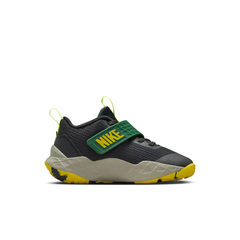 Nike Team Hustle D 12 Black Fir Light Army Bright Citron (HF6280-004)
