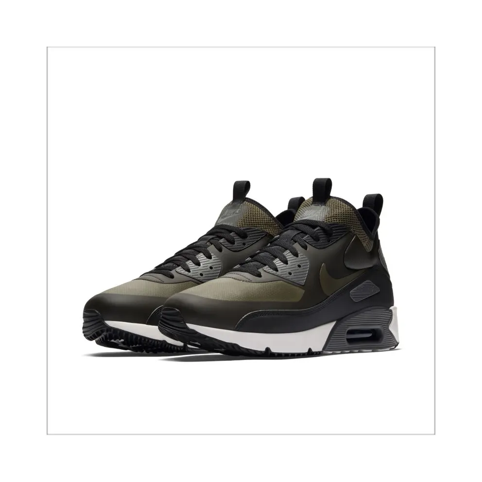 Nike Air Max 90 Ultra Mid Winter Sequoia Sequoia/Medium Olive-Black (924458-300)