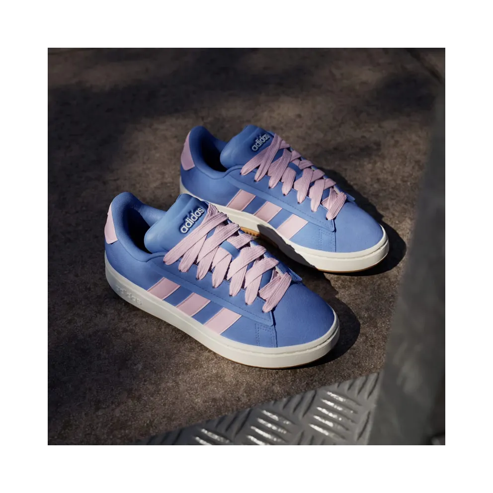 adidas Grand Court Alpha “Blue Fusion / Clear Pink / Gum” (JQ3002)