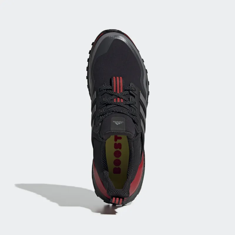 adidas Ultra Boost Guard Black Grey Scarlet Core Black/Grey Three/Scarlet (FU9464)