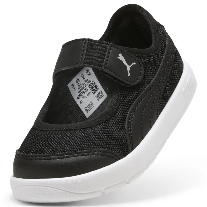 Puma Courtflex v3 Lina V “Puma Black / Puma Black” (400579_05)
