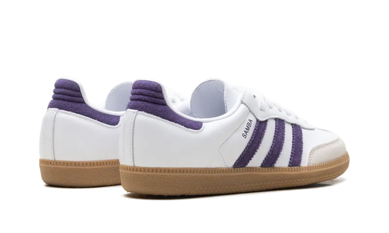 Adidas SAMBA OG “White Alumina Aurora Plum” (JS1392)
