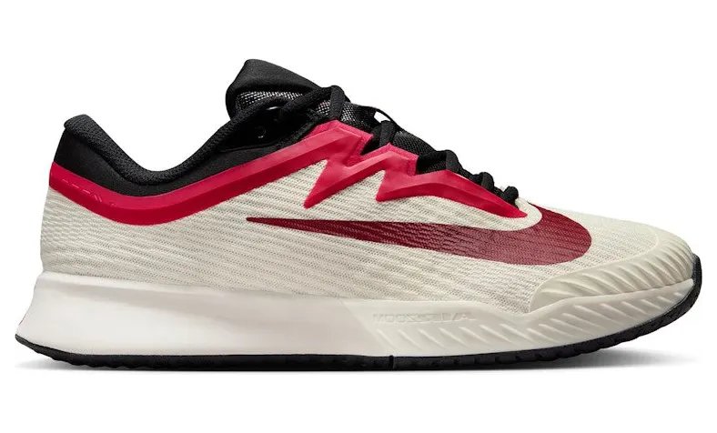 Nike Court Air Zoom Vapor Pro 3 HC Pale Ivory Sail Team Red Rush Pink (FZ2158-104)
