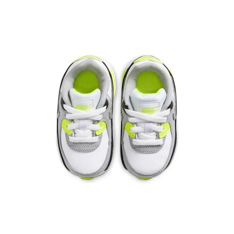 Nike Air Max 90 OG Volt 2020 (TD) White/Particle Grey-Black-Volt (CD6868-101)