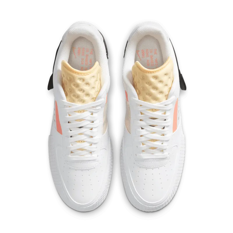 Nike Air Force 1 Type White Melon Tint White/Black-Melon Tint-Habanero Red (CZ7107-100)