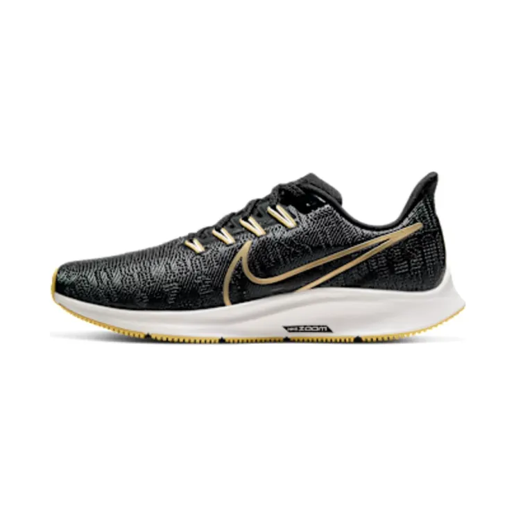 Nike Air Zoom Pegasus 36 PRM “Dark Smoke Grey / Black / Infinite Gold / Particle Grey” (BQ5403-003)