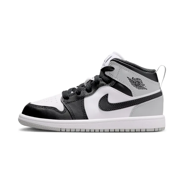 Air Jordan 1 Mid PS Barons “White / Light Smoke Grey / Black” (DQ8424-101)
