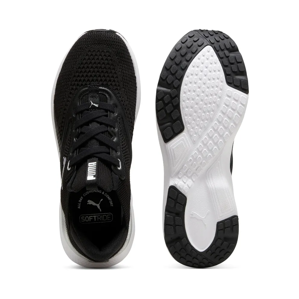 Puma SOFTRIDE Mayve “Puma Black / Puma White” (310160_01)