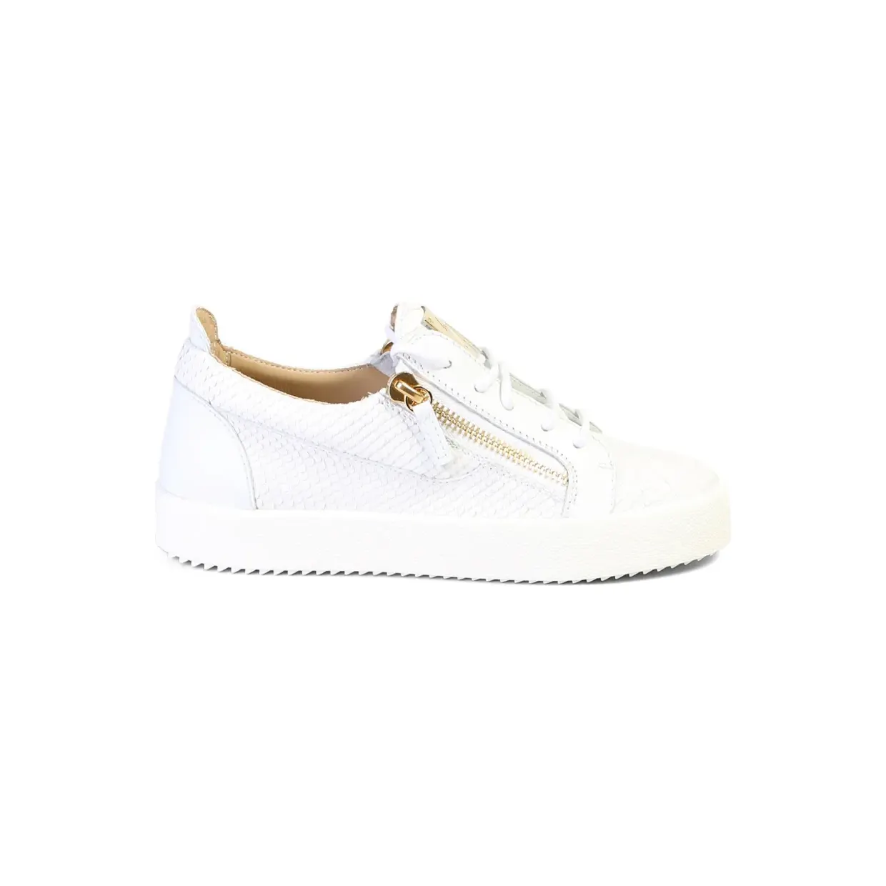 Giuseppe Zanotti ‘Nicki’ mit Schlangenleder-Optik “Black” (RW70000014)
