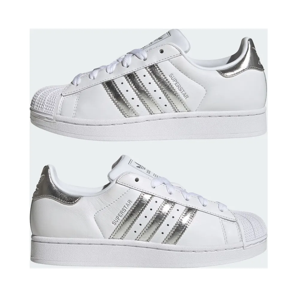 Adidas SUPERSTAR II Shoes Cloud White / Silver Metallic / Silver Metallic (LA7738)