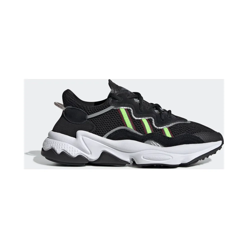 adidas Ozweego Core Black Solar Green (Youth)