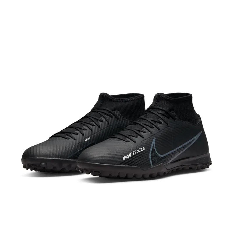 Nike Zoom Mercurial Superfly 9 Academy TF Black Dark Smoke Grey (DJ5629-001)