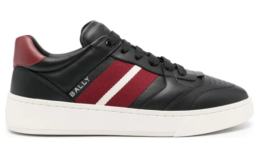 Bally Raise leren sneakers met logoprint – Zwart (MSK08YVT179)