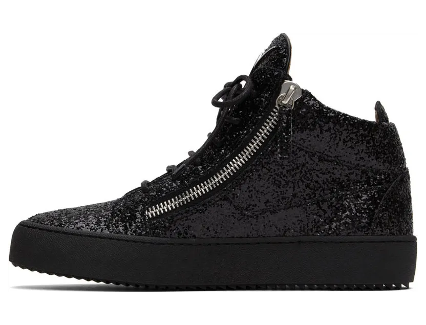 Giuseppe Zanotti Black Kriss High-Top Sneakers (RU10006-89523) (3)