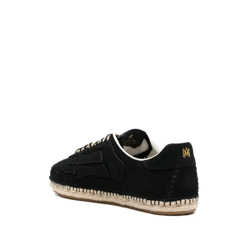 Amiri Pacific Bones Espadrille “Black” (AMSNSN1065 BLACK)