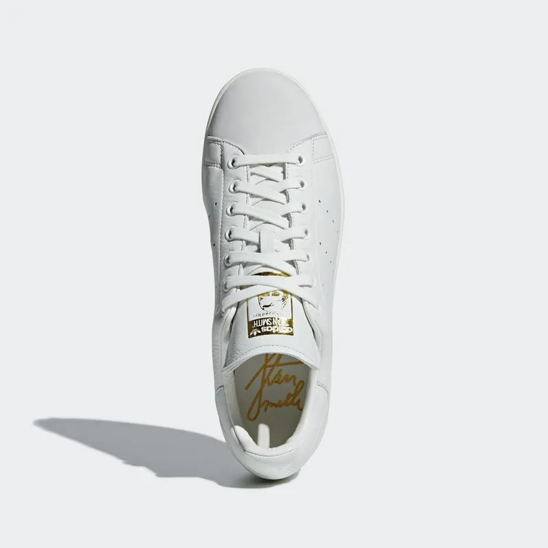 adidas Stan Smith Premium Triple White Running White/Running White/Gold Metallic (B37900)