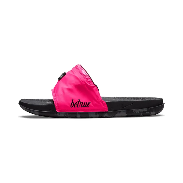 Nike OffCourt Slide BeTrue “Hyper Pink / Black / Copa / White” (DD6783-600)