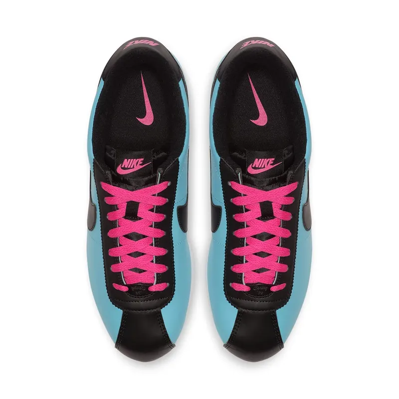 Nike Cortez Basic Leather South Beach Blue Gale/Black-Laser Fuchsia (BV2527-400)
