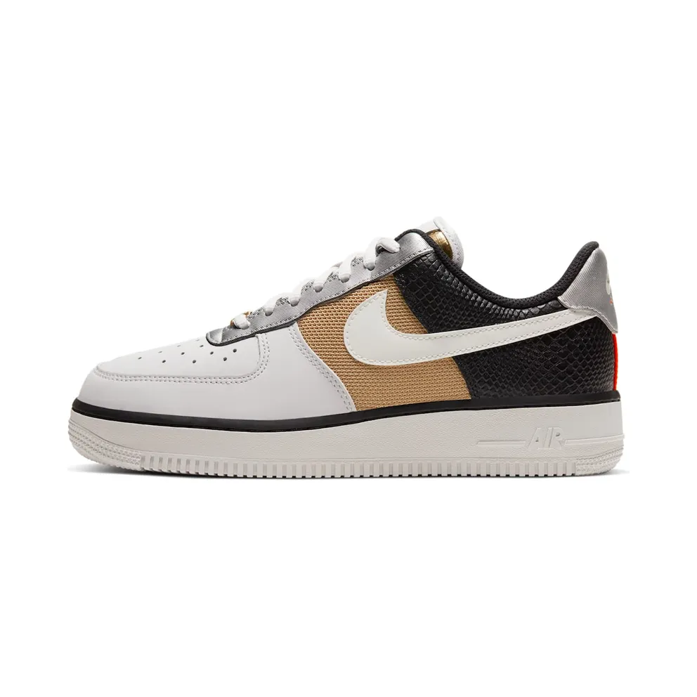 Nike WMNS Air Force 1 ’07 Vast Grey Metallic Gold (CT3434-001)
