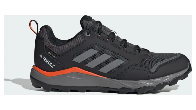 Adidas Tracerocker 2.0 GORE-TEX Trail Running Grey Six / Grey Four / Semi Impact Orange (IH7930)