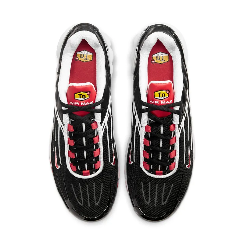 Nike Air Max Plus 3 Black White Track Red Black/White-Track Red (CJ0601-001)