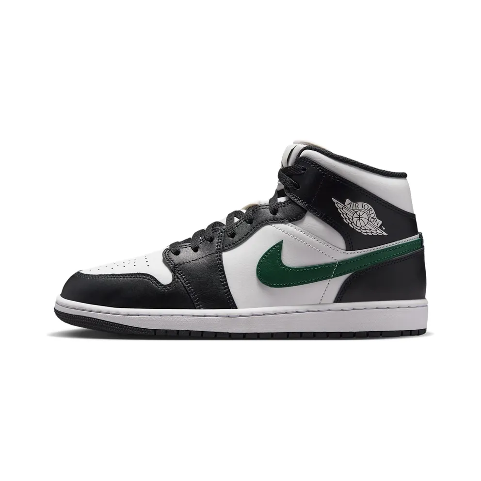 Nike Air Jordan 1 Mid “Black/Gorge Green/Summit White” (DQ8426-004)