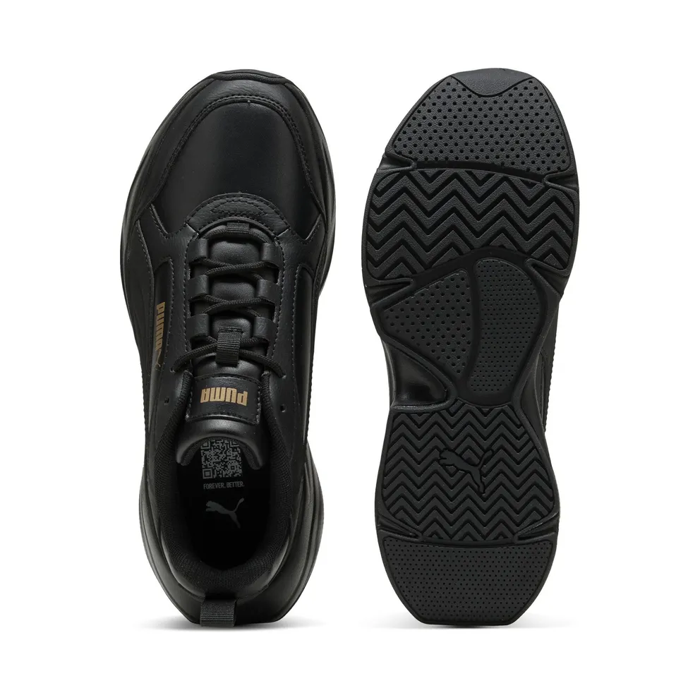 Puma Cassia 2.0 “Puma Black / Puma Black / Puma Gold” (402678_01)