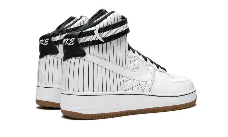 Nike Air Force 1 High Premium “WHITE / WHITE-DARK OBSIDIAN” (332490-111)