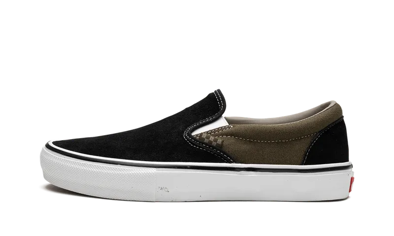 Vans Skate Slip-On “Black / Olive” (VN0A5FCAB1V)