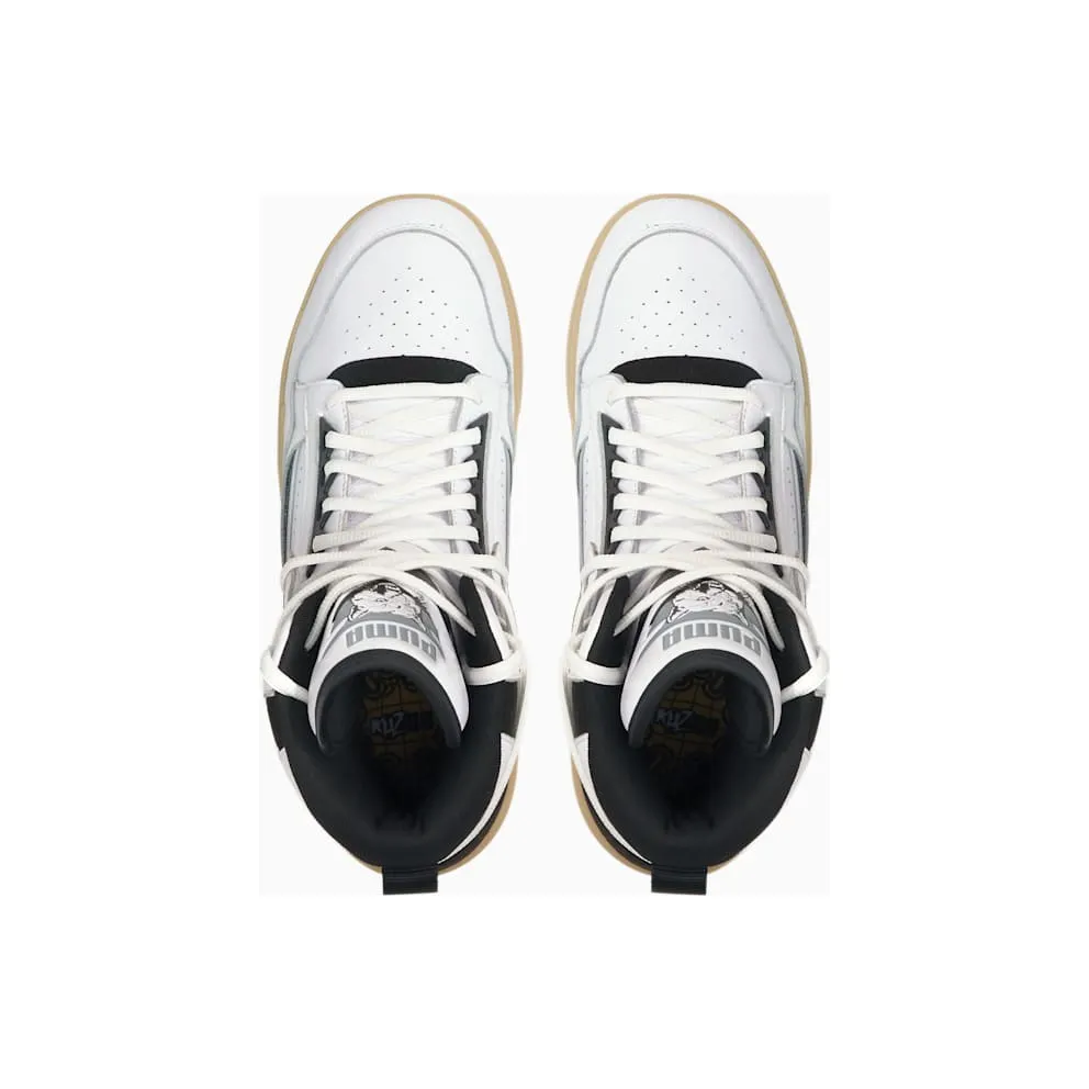 Puma x KUZMA Clyde All-Pro Mid Basketball Shoes White/Beige (194836-01)