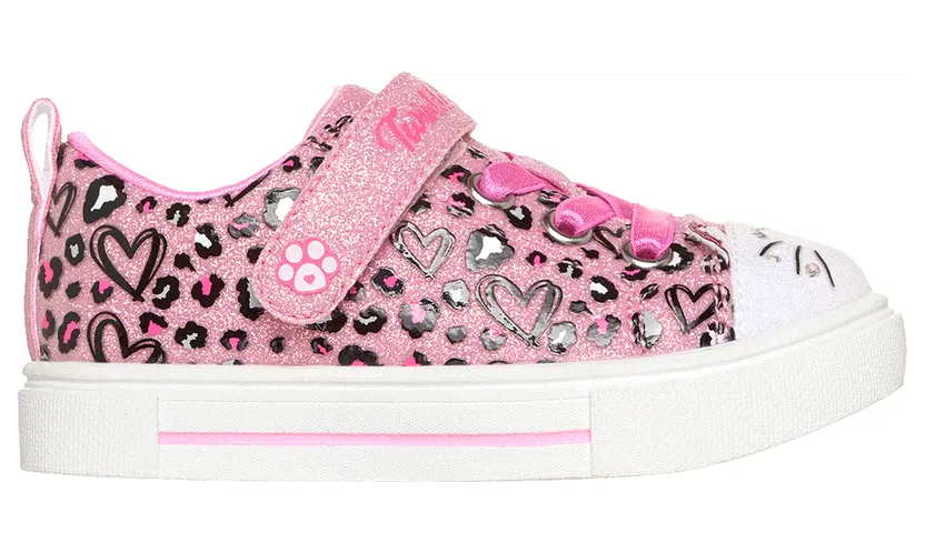 Skechers Twinkle Toes: Twinkle Sparks – Sparkle Meow Sneaker Licht Roze