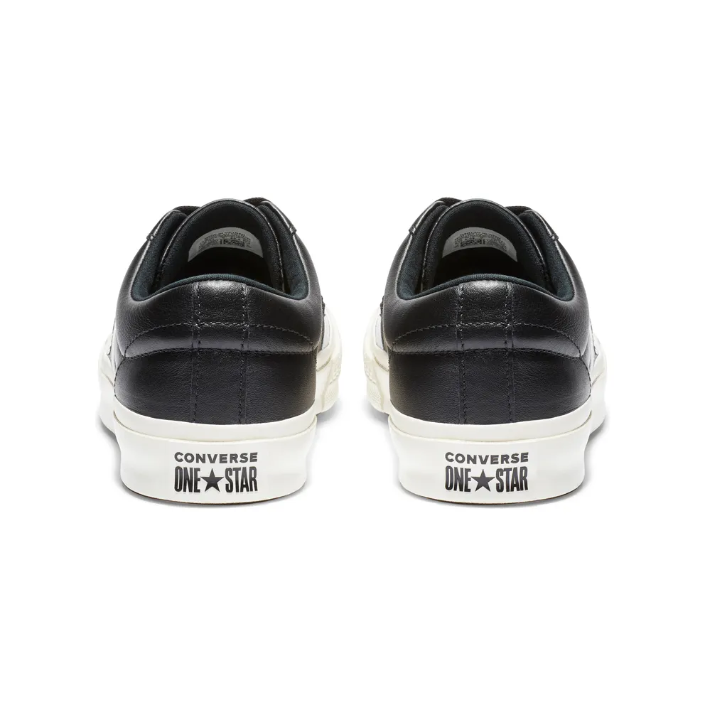 Converse One Star Academy Leather OX ‘Black’ Black/Ivory (163757c)